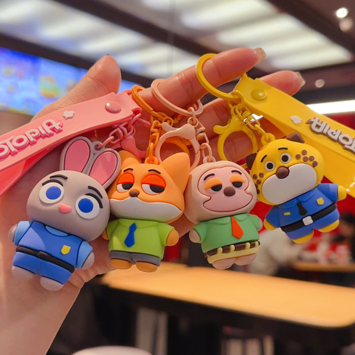 Wholesale Cute PVC cartoon keychains