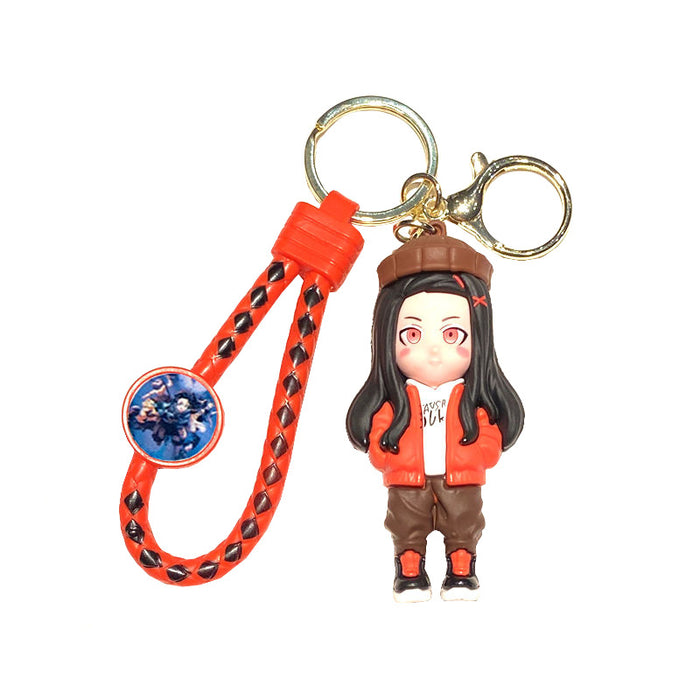 Wholesale Cartoon Doll Bag Pendant Car Key Chain Doll Machine Small Gift