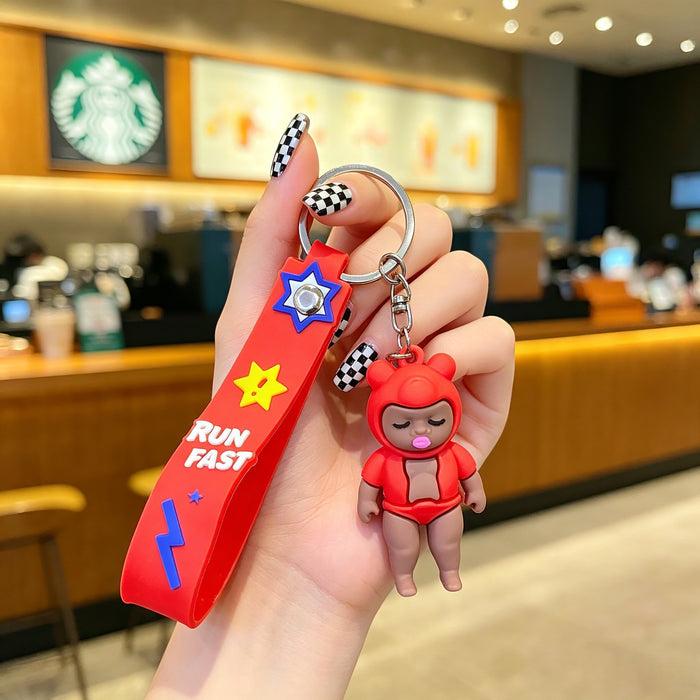 Wholesale 2pcs Cartoon Cute Doll Keychain Accessories Pendant