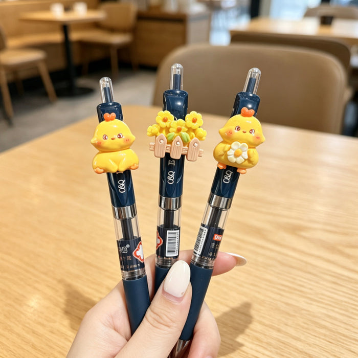 Wholesale Cute Cartoon Gel Ink Pen 0. 5mm Black Quick Dry Writing