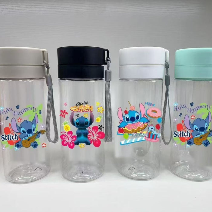 Wholesale cartoon plastic cup large capacity handle Tumblers cup