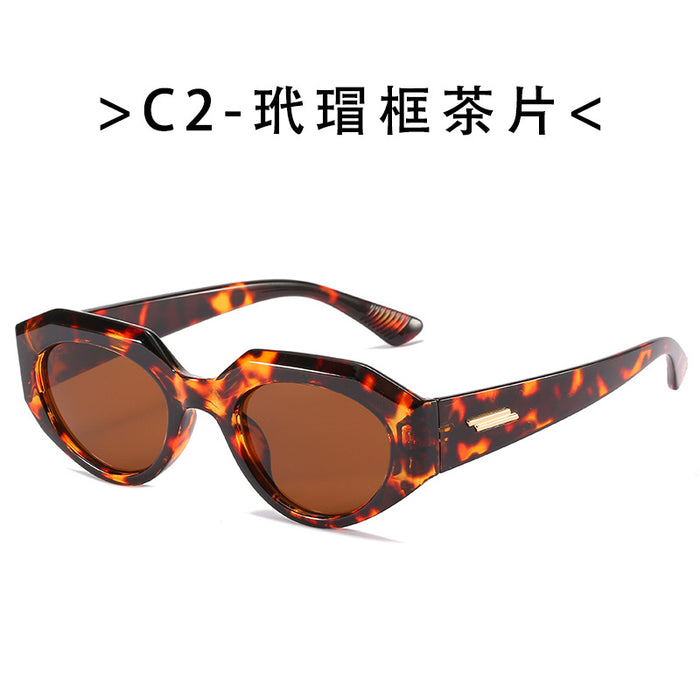 Wholesale  Small Frame Sunglasses Women's Trendy Polygon Sunglasses Women's