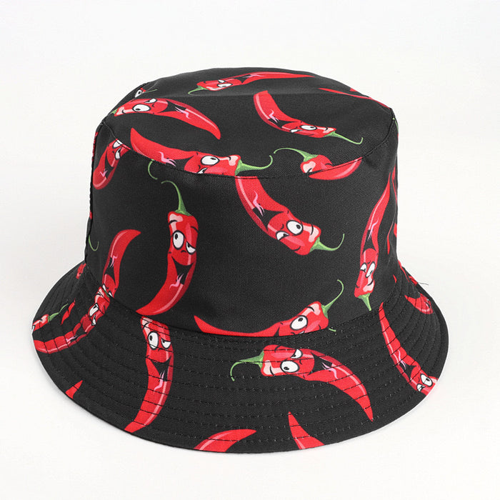 Wholesale  creative avocado  adult casual sunshade basin hat