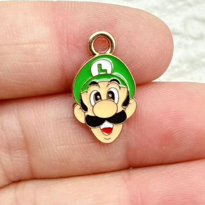 Wholesale 10pcs DIY Alloy Oil Drip Packaging Jewelry Bracelets,  Earrings,  Necklaces,  Hair Accessories,  and Pendants