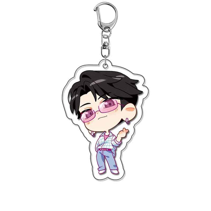 Wholesale Anime merchandise 2D acrylic keychain