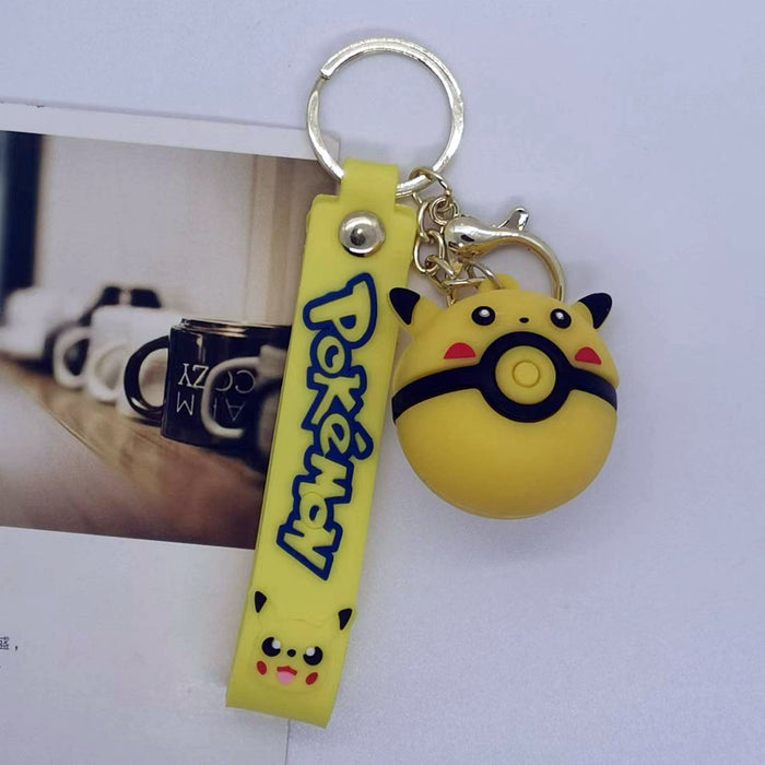 Wholesale Cartoon without lights elf ball key chain pendant bag car key chain accessories gift