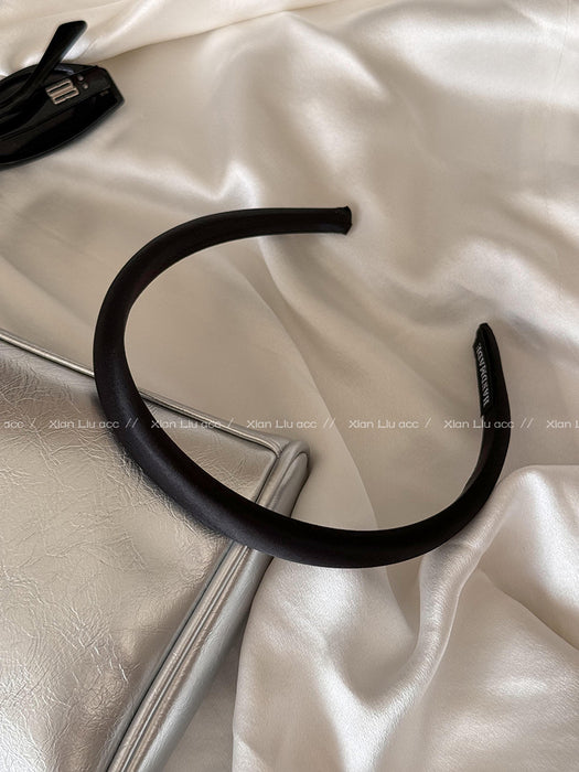 Wholesale Satin headband, new style, wash face headband, stylish and stylish, pressed hair, simple headwear