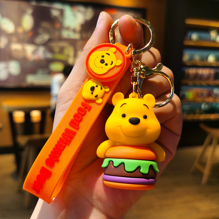 Wholesale Cartoon Doll Silicone Keychain JDC-KC-Tingm207