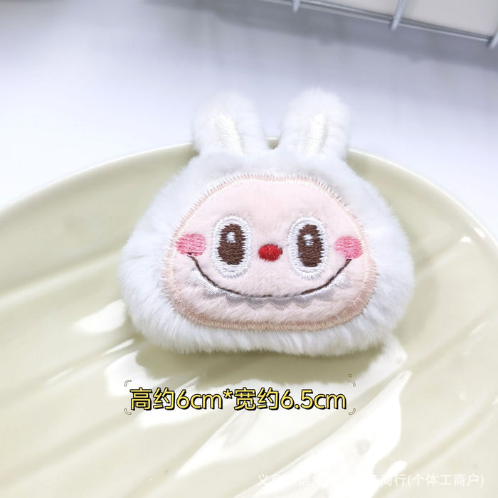 Wholesale Cute cartoon doll brooch rabbit bag key chain pendant plush small pendant