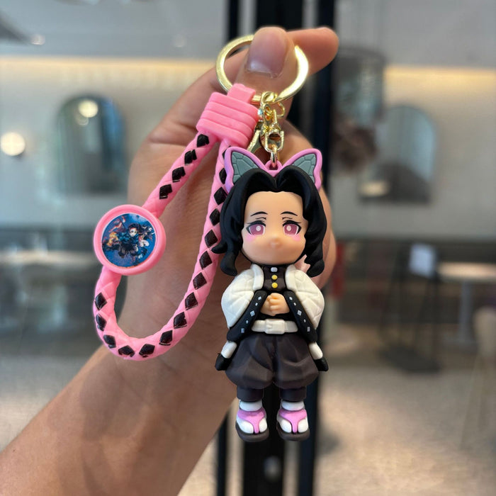 Wholesale Cartoon PVC Keychain Cute Gift for Couples Car Bag Accessory Boutique MOQ:2