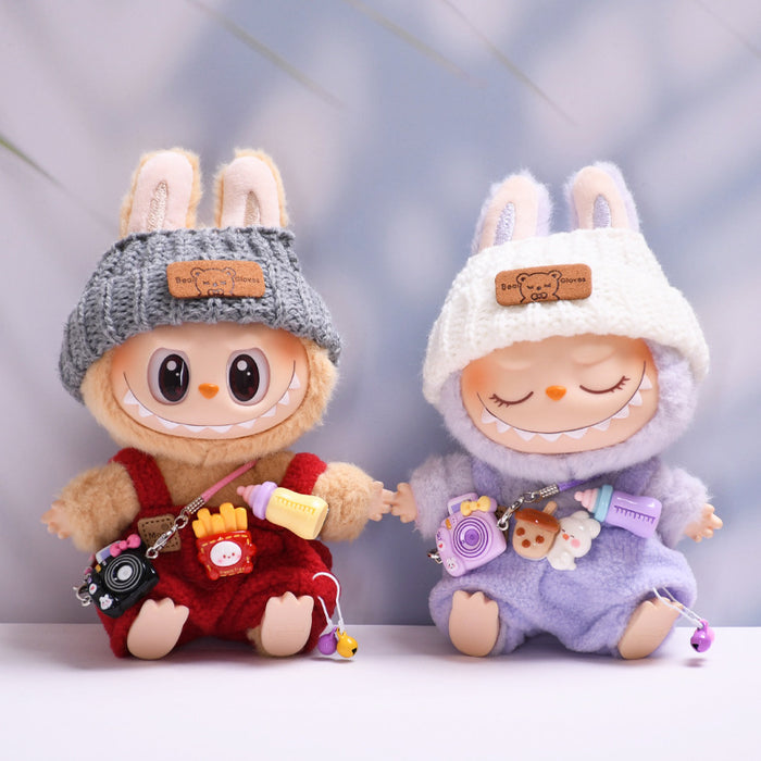 Wholesale Sittings Party Baby Clothes Bottle Overalls Set Baby Doll Clothes Dress Up