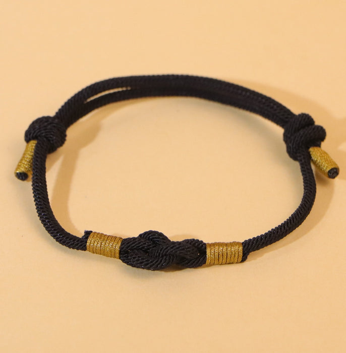 Wholesale Red rope everlasting longing for each other lovers bracelet jewelry keepsake commemorative diamond knot bracelet hand woven hand rope