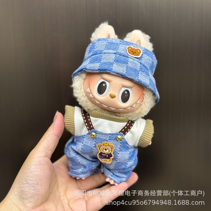 Wholesale Doll Clothes 17cm Pendant Plush Doll Replacement Set