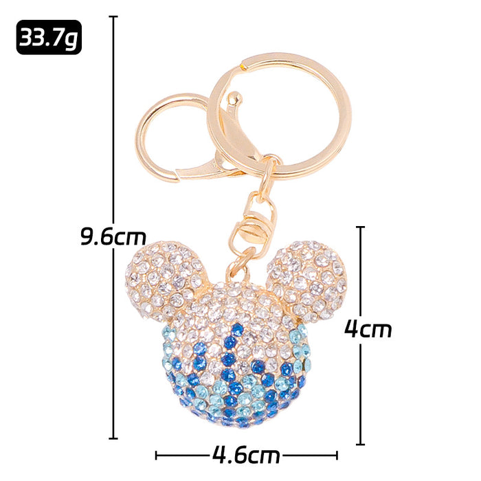 Wholesale Cartoon Rhinestone Metal Keychain