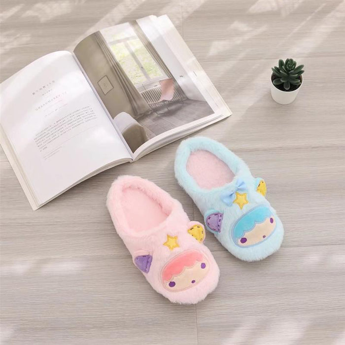 Wholesale Cartoon Cute Autumn and Winter Plush Cotton Slippers JDC-SP-MKA002