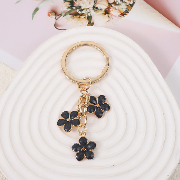Wholesale Girl Cherry Blossom Keychain Pendant Flower Hanging Mobile Phone Accessories