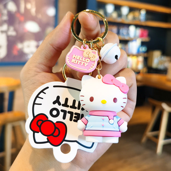 Wholesale Cartoon Doll Silicone Keychain JDC-KC-Tingm235