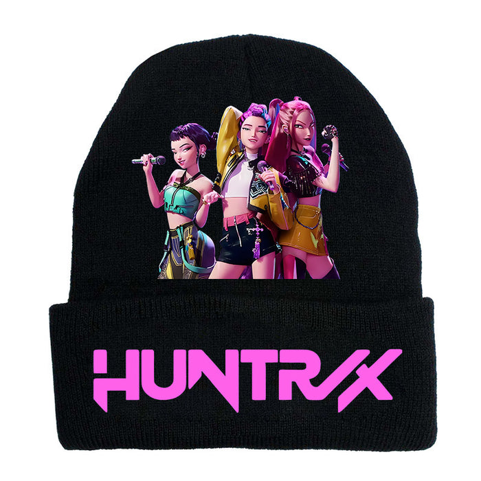 Wholesale KPOP-themed knitted hats  warm woolen hats