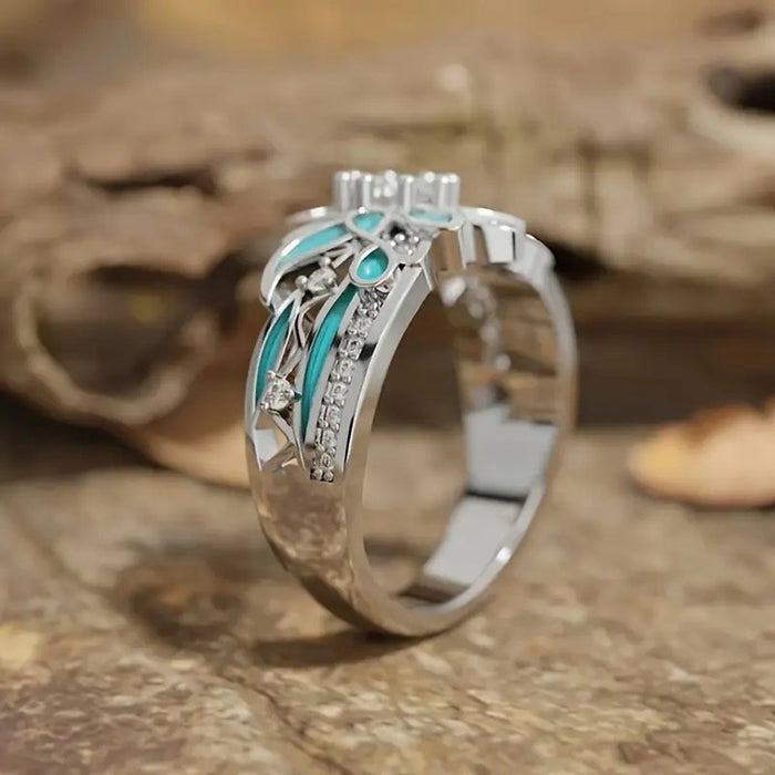 Wholesale Vintage minimalist dripping oil ring