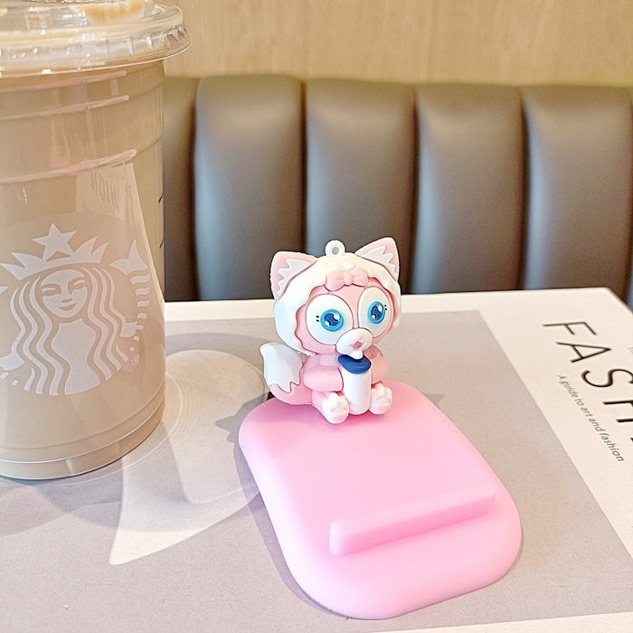 Wholesale PVC Cartoon Doll Mobile Phone Holder JDC-PS-MingT006