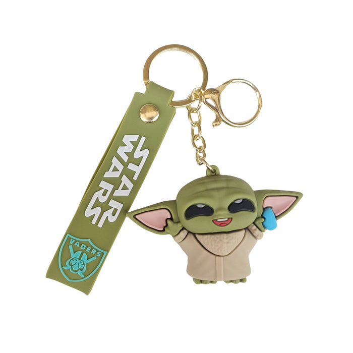 Wholesale Cartoon Silicone Doll Keychain JDC-KC-ZhuoRan027