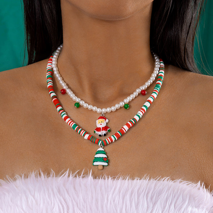 Wholesale  Multi-layer Imitation Pearl Necklace Set Fashion Layering Jewelry Boutique Resale MOQ≥2