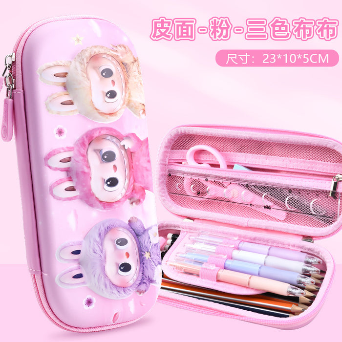 Wholesale Cartoon Pencil Case for Primary School Students Multi-Layer Storage