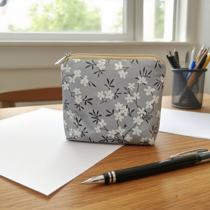 Wholesale Leopard print coin bag portable cosmetic bag lipstick coin storage canvas bag zipper coin bag