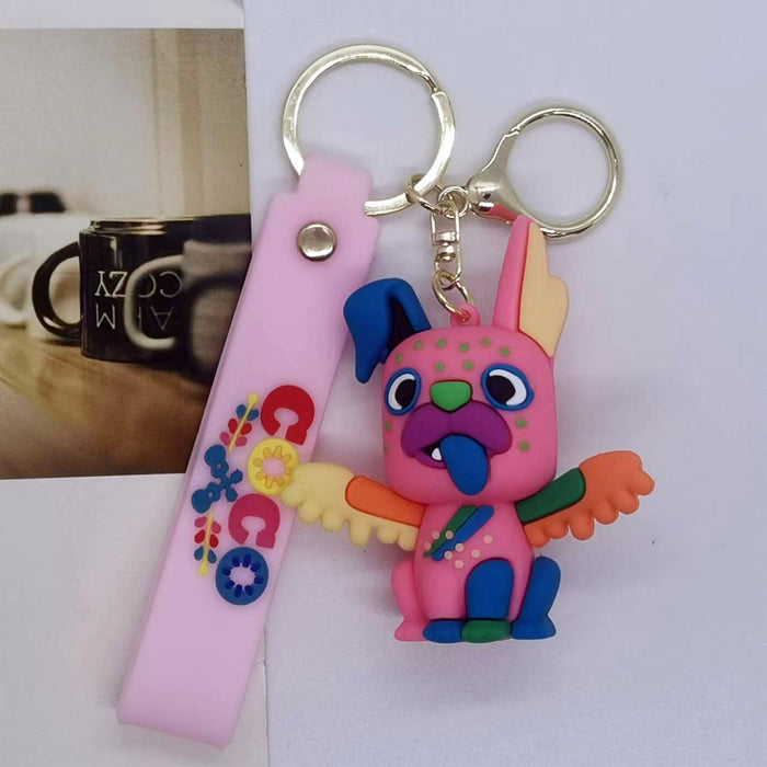 Wholesale cartoon dream ring travel notes doll key chain pendant bag car key chain accessories gift