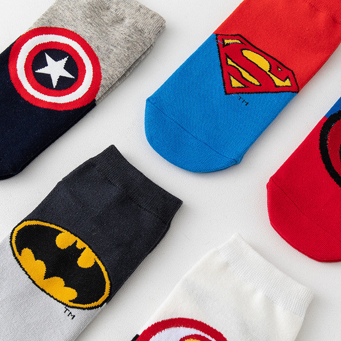 Wholesale Women's short tube cotton socks cartoon trendy socks