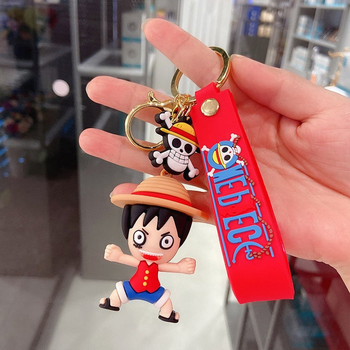 Wholesale Creative Cartoon Silicone Keychains JDC-KC-JinB004