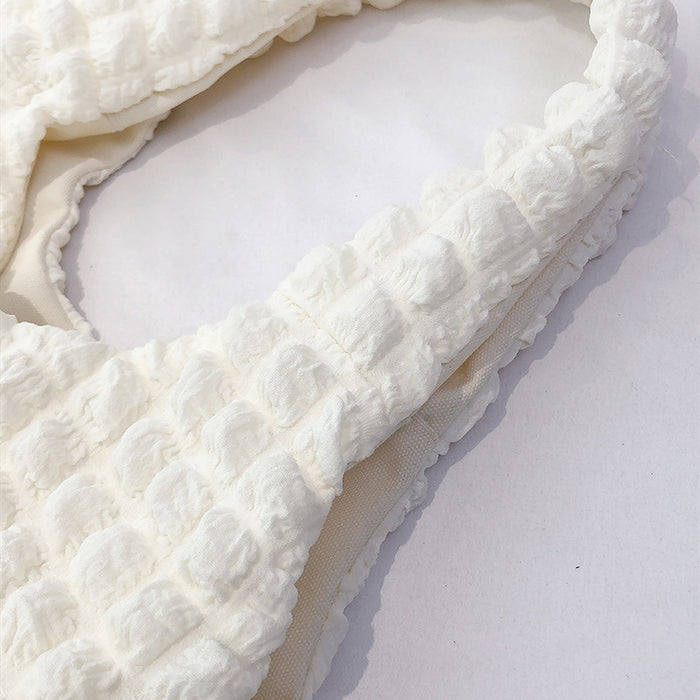 Wholesale Flower shoulder bag canvas minimalist handbag