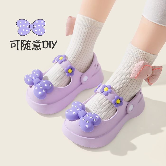 Wholesale EVA Children's Cute Bow Clogs JDC-SD-ZhuBB003