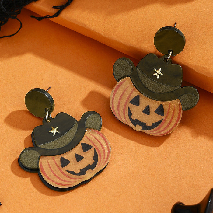 Wholesale Halloween Series Earrings Horror Funny Tassel Earrings Earrings Holiday