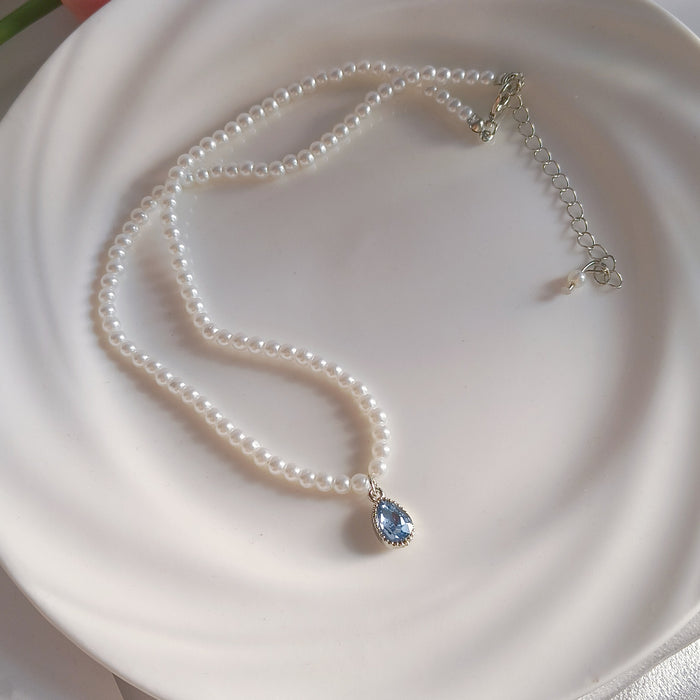 Wholesale Water Drop Pearl Necklace JDC-NE-TongS006