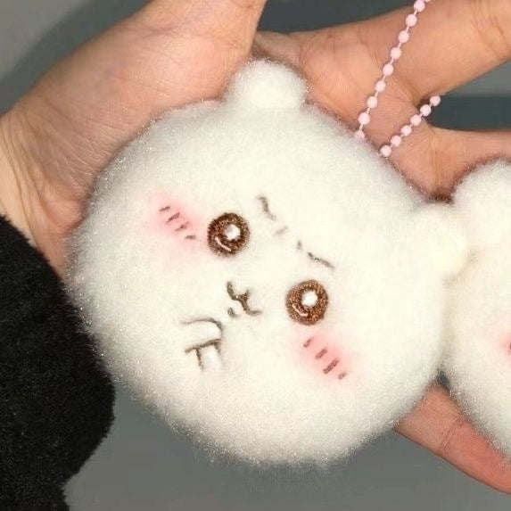 Wholesale Handmade plush cute doll backpack pendant
