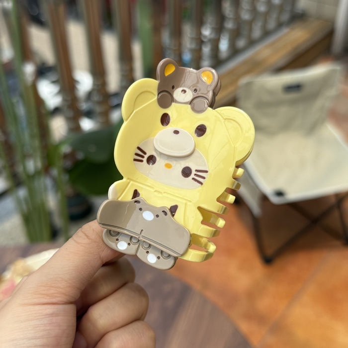 Wholesale Acetic Acid Simple Cartoon Animation Hair Clips