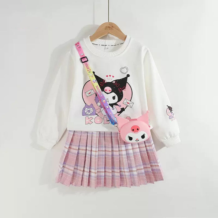 Wholesale Children's Sweatshirt and Skirt Two-piece Set JDC-BC-JunYa004