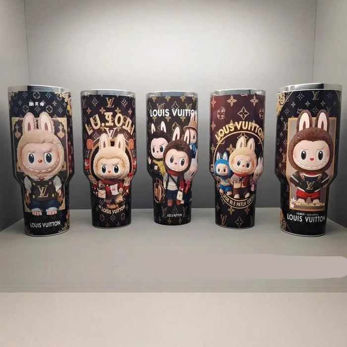 Wholesale Ice Cup 40oz Stainless Steel Handle Insulated Cup Portable Car Cup