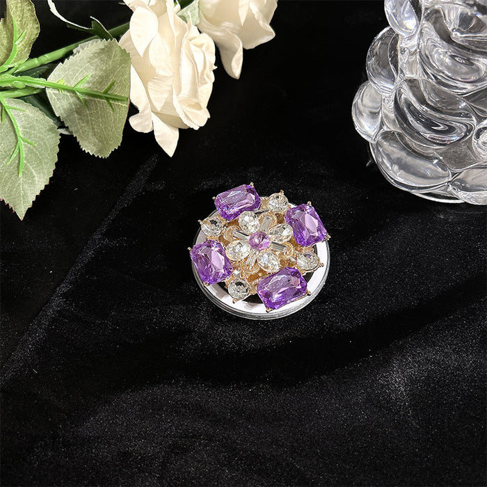 Wholesale Rhinestone Magnetic Phone Ring Holder Retractable Stand