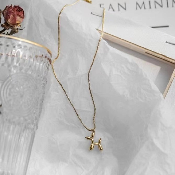 Wholesale Simple, personalized, cute necklace, women's collarbone chain, light luxury, niche design, high-end necklace accessories