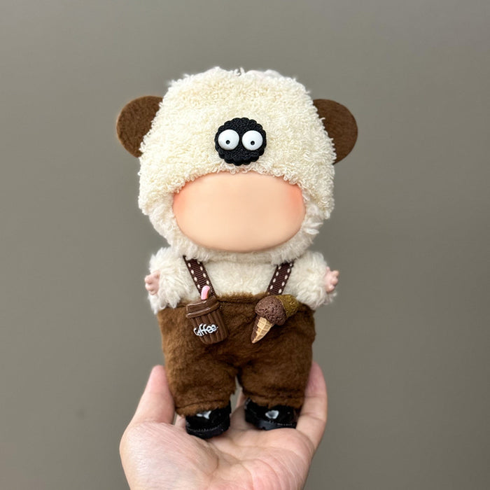 Wholesale Only clothes are suitable for 17cm blind box pendant plush doll clothes