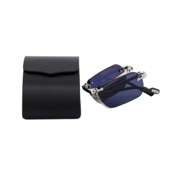 Wholesale Frameless folding sunglasses, fashionable sunglasses, high-end feel