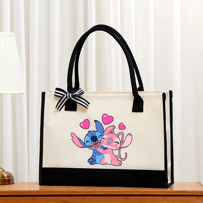 Wholesale  Cartoon Canvas Bag Convenient Handbag Tote Bag  Commuting