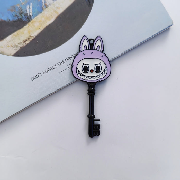 Wholesale Alloy Cloth Big Head Keychain Accessories DIY Mobile Phone Chain Bag