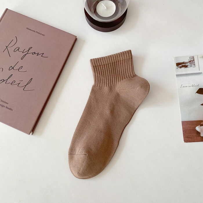 Wholesale New high elastic basic style versatile casual sports short socks fashionable sports