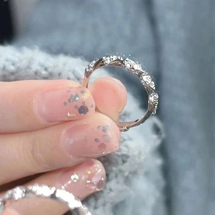 Wholesale  Women's Twist Wrap Finger Ring Niche Ring