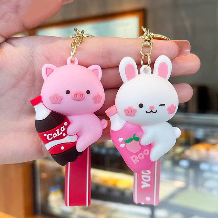 Wholesale Cute Animal Bubble Water Backpack Bag Pendant