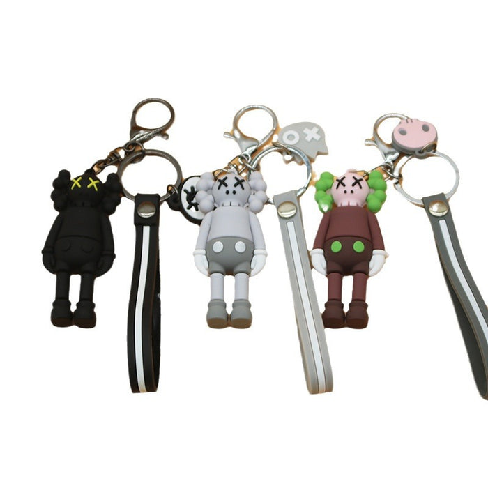 Wholesale Simple Cute Doll Bear Pendant Keychains