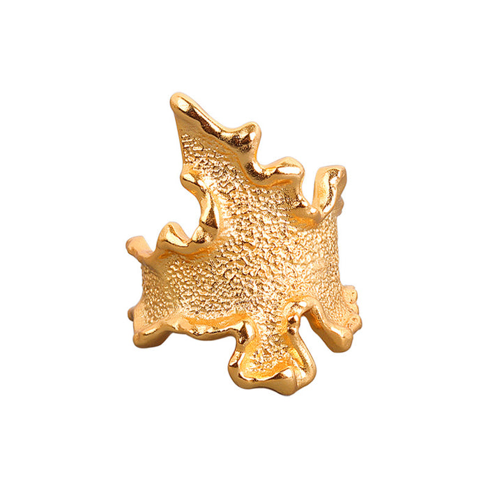Wholesale Adjustable Flame Ring Dark Texture Women S Geometric Jewelry Accessory Gift